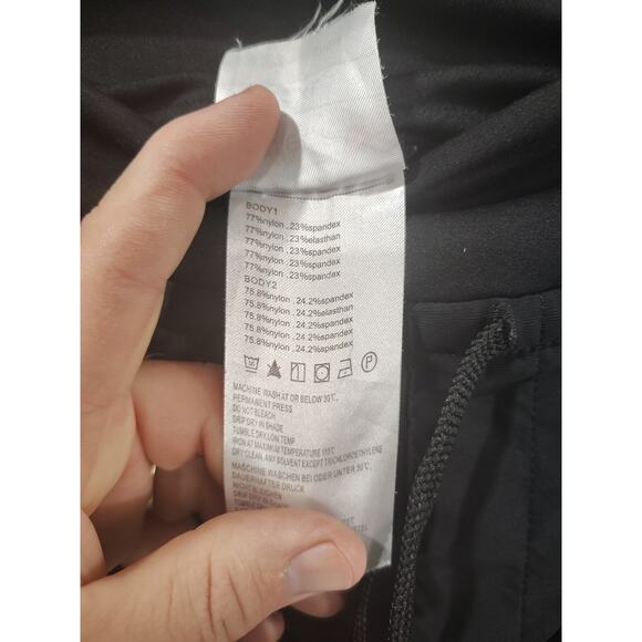 Women's Baleaf Black Cargo Joggers Size 2xl Drawstring Pockets Gym Workout - Picture 5 of 8